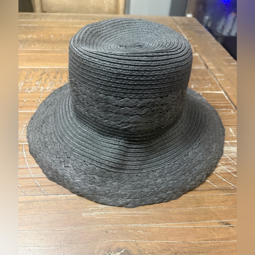 Aqua Black Women's Woven Hat